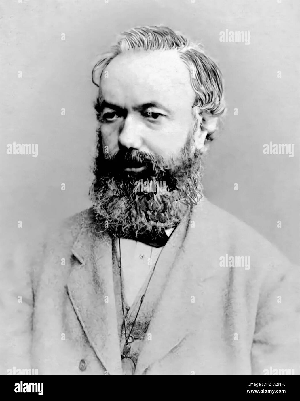 Alexander bain. Portrait de l'inventeur écossais, Alexander bain (1810-1877) Banque D'Images