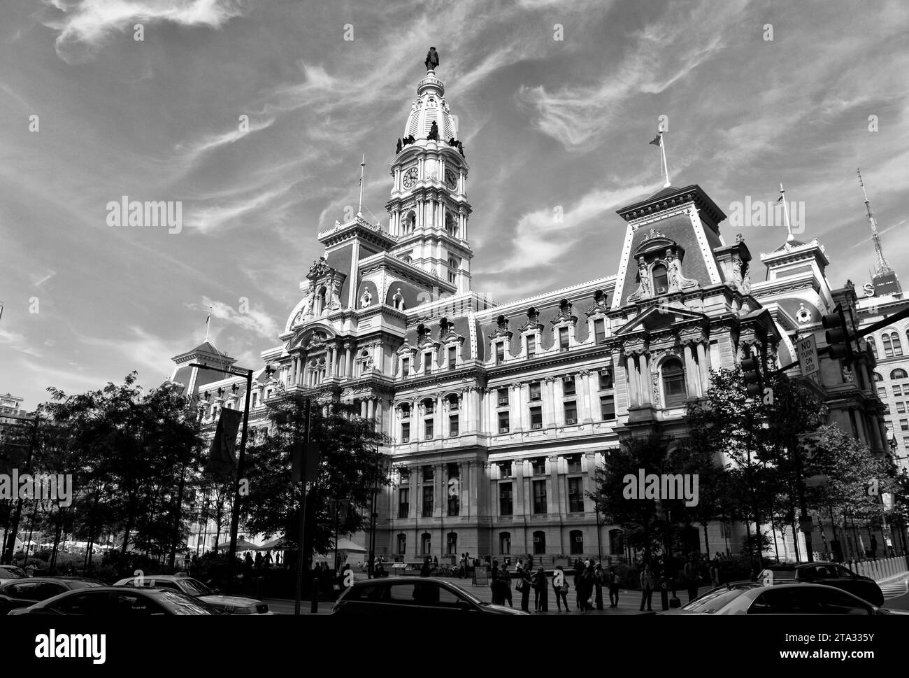 Philadelphie, États-Unis - 29 mai 2018 : Hôtel de ville de Philadelphie dans le centre-ville de Philadelphie, PA, États-Unis Banque D'Images