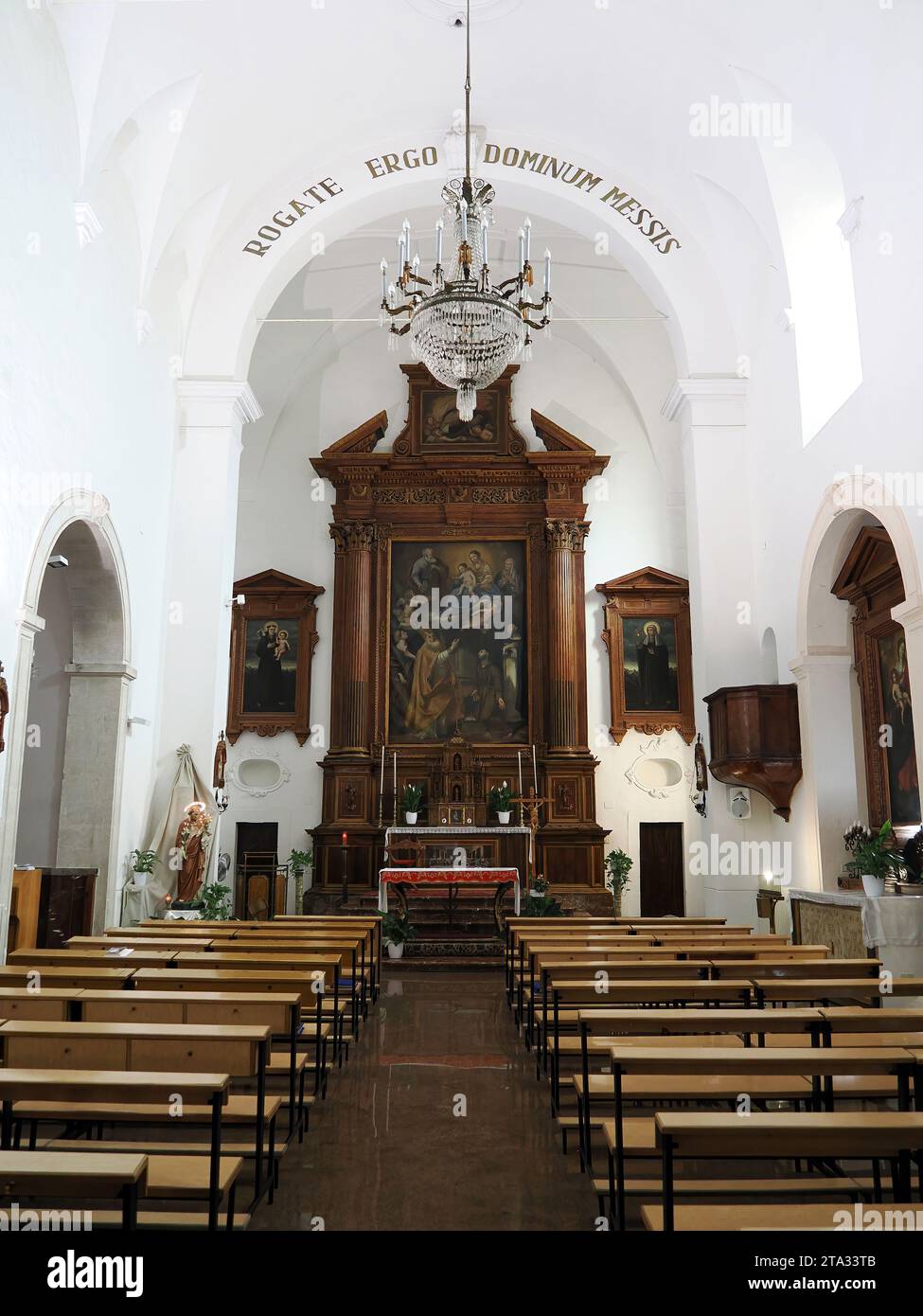 Chiesa di Sant'Antonio di Padova, Église Saint Antoine de Padoue, Taormine, Messine, Sicile, Sicile, Italie, Europe Banque D'Images