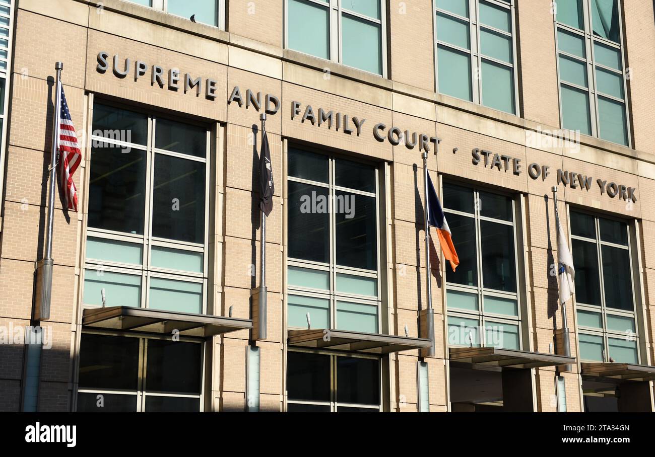 NEW YORK, États-Unis - 25 mai 2018 : Kings County Family court à Brooklyn, NY. Cour suprême et de la famille de l'État de New York à Brooklyn, NY. Banque D'Images