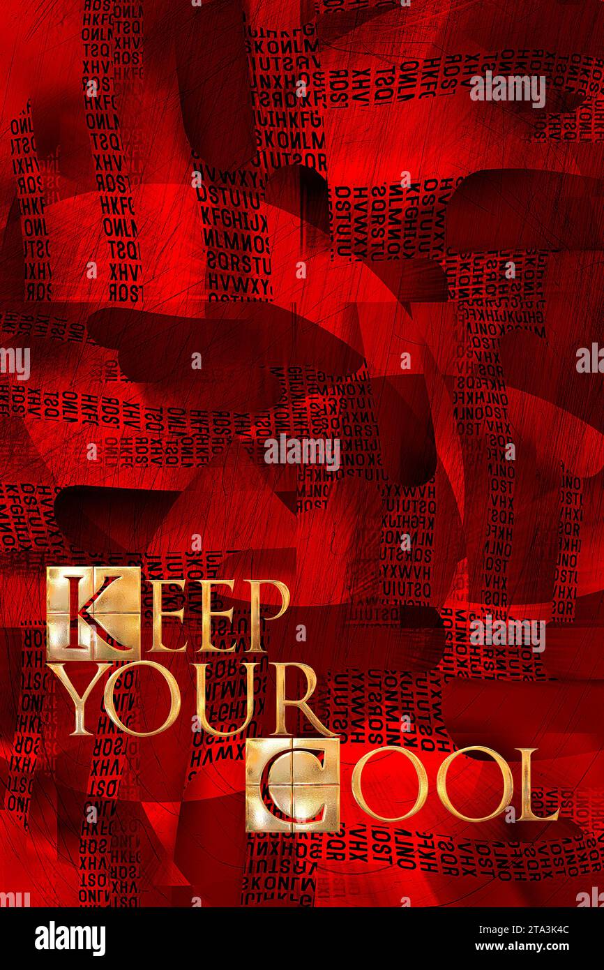 CONCEPT D'AFFICHAGE : « Keep Your Cool » par Edmund Nagele FRPS Banque D'Images