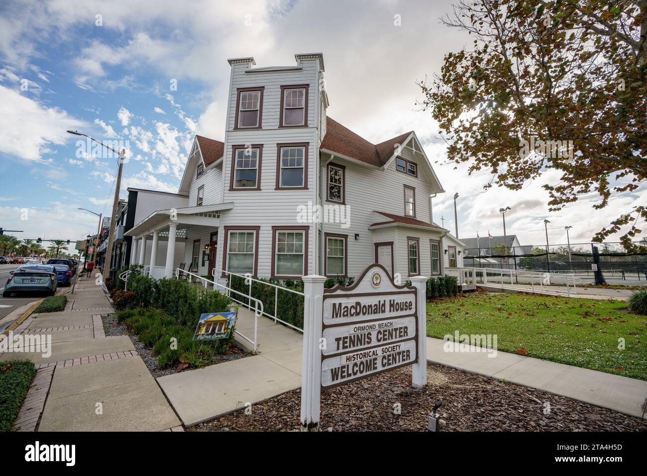 Ormond Beach, FL, USA - 18 novembre 2023 : Phhoto de la Macdonald House Ormond Beach FL Banque D'Images