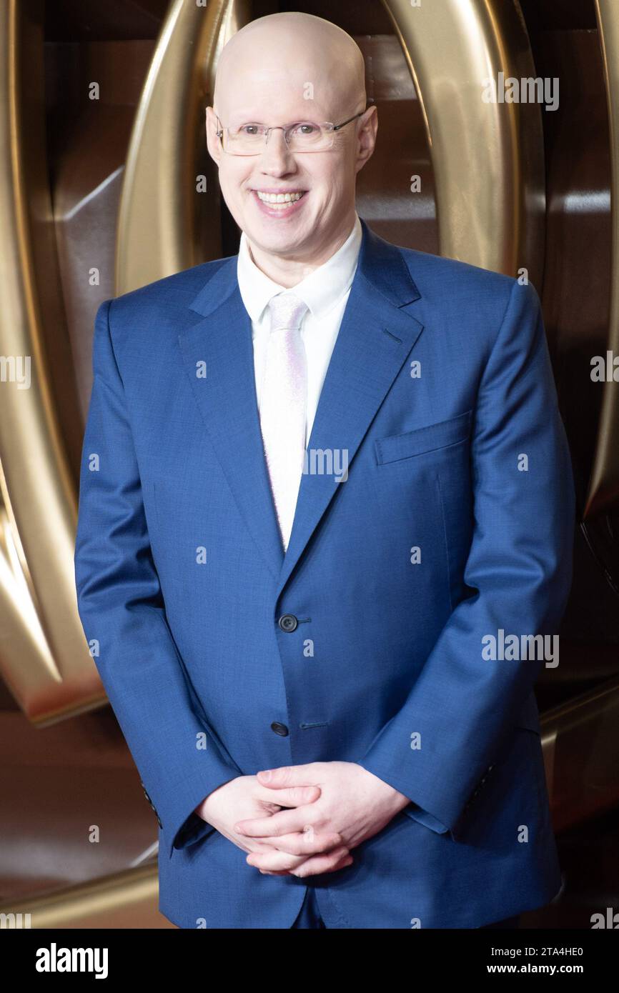 Londres, Royaume-Uni. 28 novembre 2023. Photo : Matt Lucas assiste à la première mondiale de Wonka au Royal Festival Hall, Southbank. Crédit : Justin ng/Alamy Live News Banque D'Images