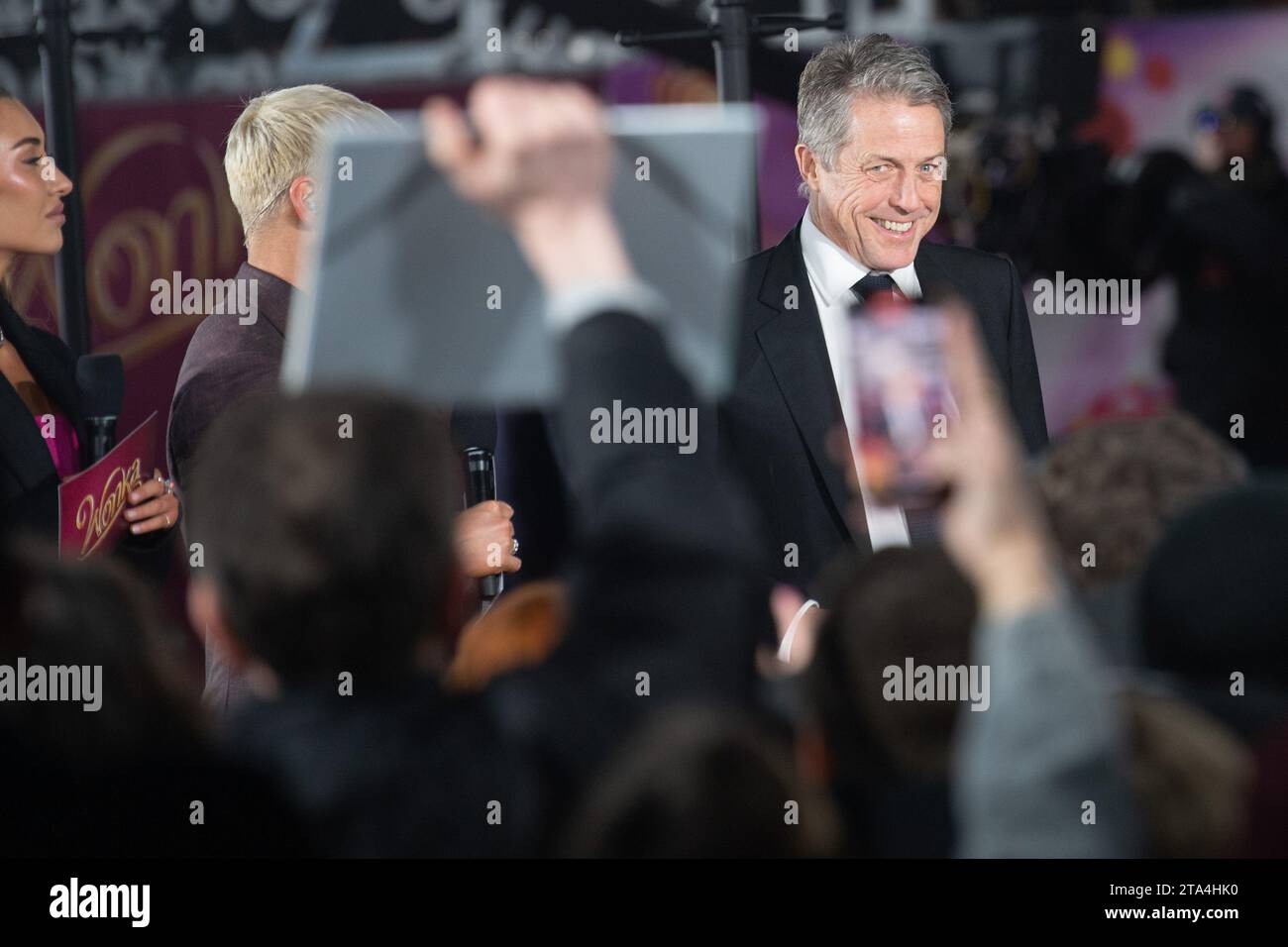 Londres, Royaume-Uni. 28 novembre 2023. Photo : Hugh Grant assiste à la première mondiale de Wonka au Royal Festival Hall, Southbank. Crédit : Justin ng/Alamy Live News Banque D'Images