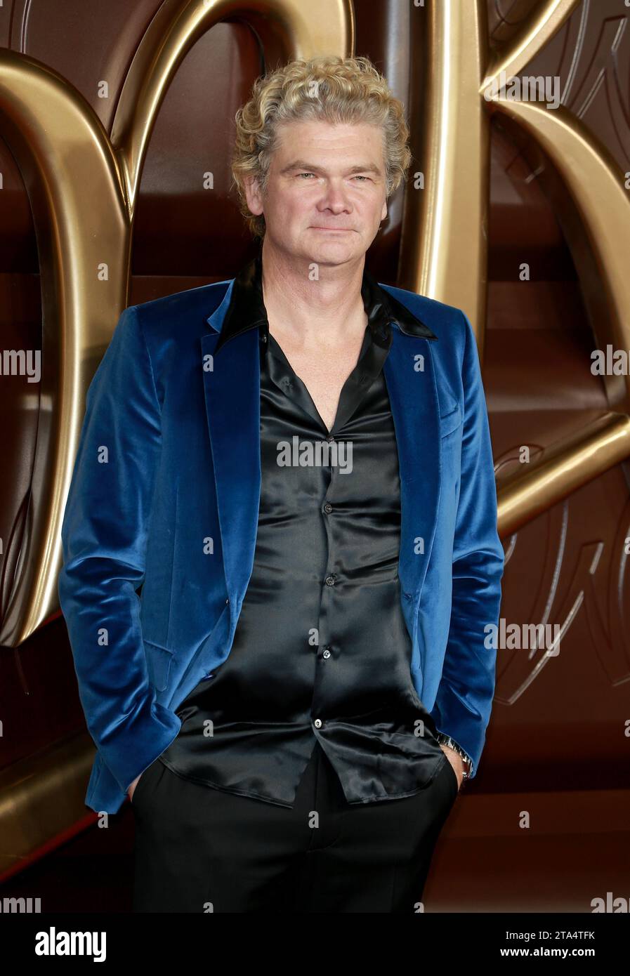 Londres, Royaume-Uni. 28 novembre 2023. Simon Farnaby assiste à la première mondiale « Wonka » au Royal Festival Hall de Londres. Crédit : SOPA Images Limited/Alamy Live News Banque D'Images