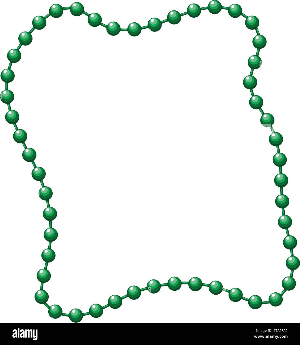 Perles de carnaval Mardi gras. Illustration vectorielle. Illustration de Vecteur