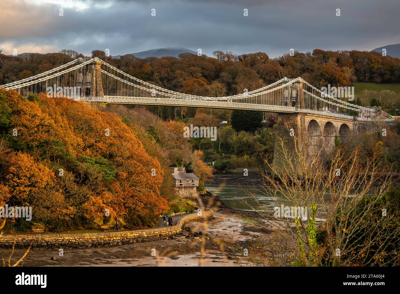 Menai Bridge Banque D'Images