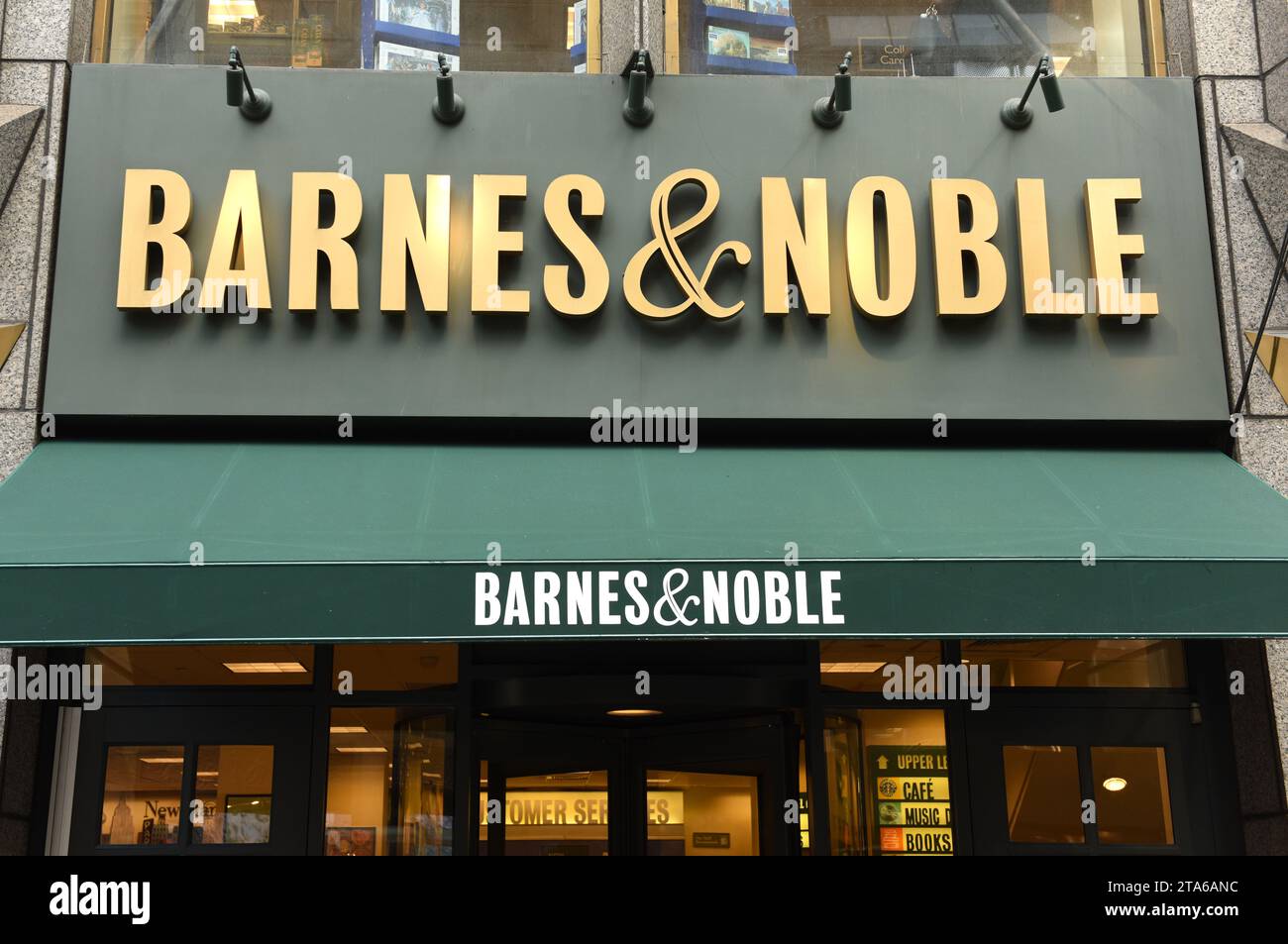 New York, USA - 9 juin 2018 : librairie Barnes & Noble à New York. Banque D'Images