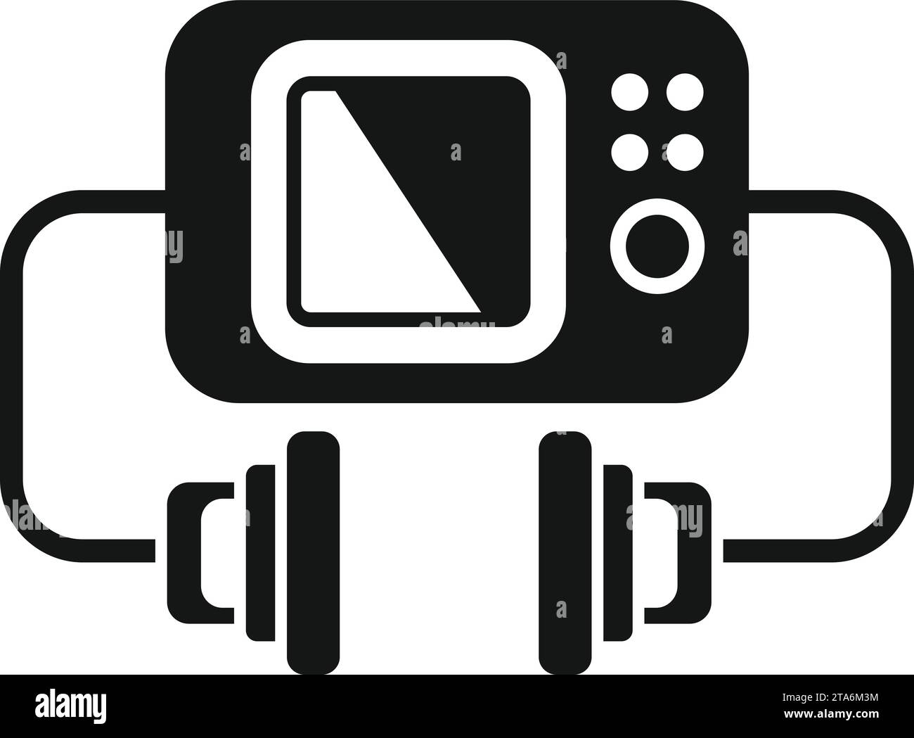 Vecteur simple d'icône de défibrillateur. Aide cardiaque électrique. Crise cardiaque Illustration de Vecteur