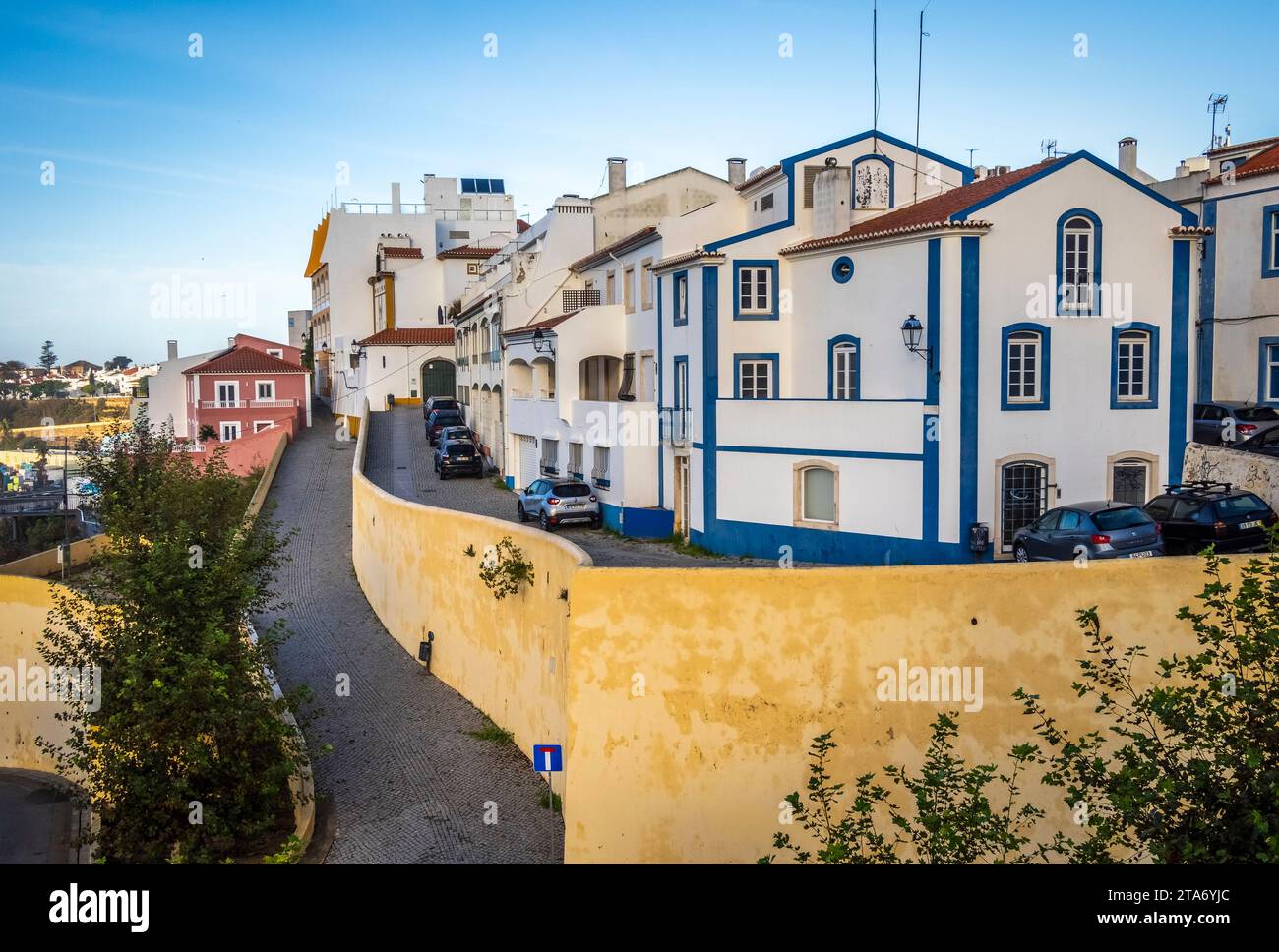 Ville de Sines dans la région Costa Azul au Portugal Banque D'Images