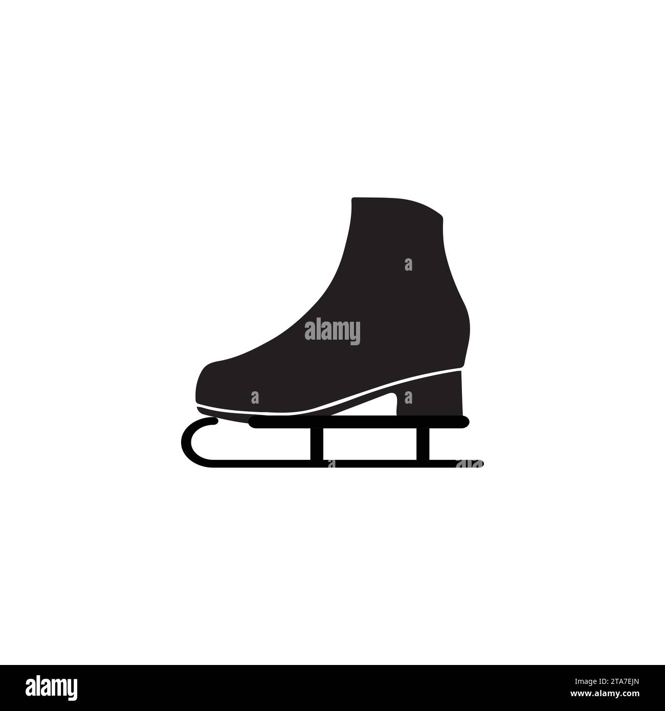 Icône de patinage sur glace dans l'illustration vectorielle de style différent. ICE Skates Glyph icon conçu dans le style rempli, contour, ligne et trait peut être utilisé pour le web Illustration de Vecteur