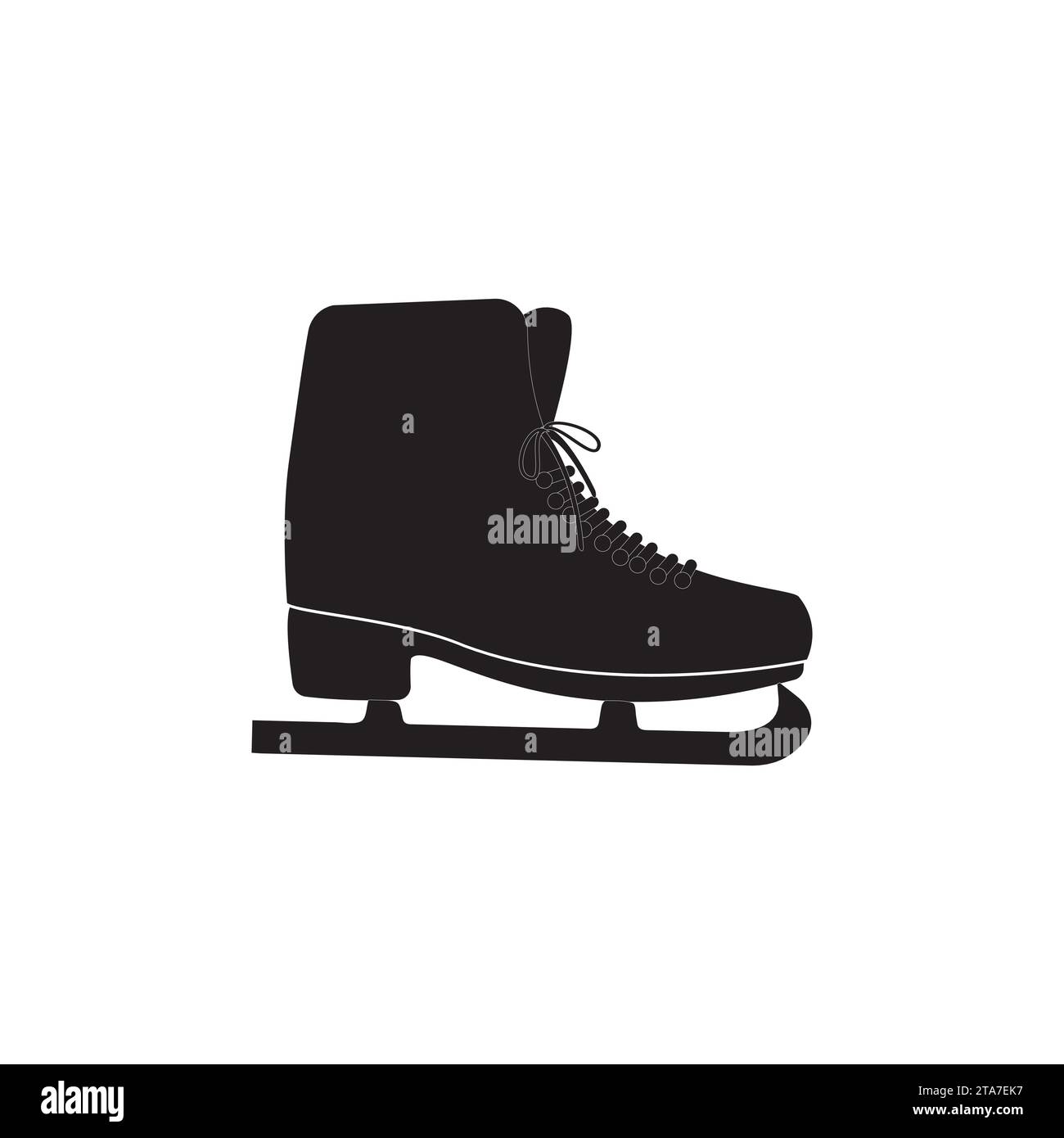 Icône de patinage sur glace dans l'illustration vectorielle de style différent. ICE Skates Glyph icon conçu dans le style rempli, contour, ligne et trait peut être utilisé pour le web Illustration de Vecteur