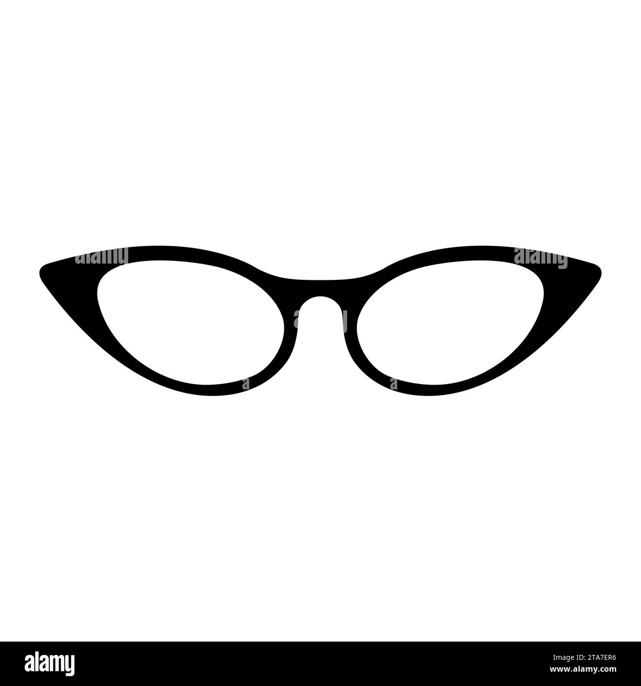 Icône de lunettes de soleil isolé sur fond blanc, lunettes Vector illustration Illustration de Vecteur