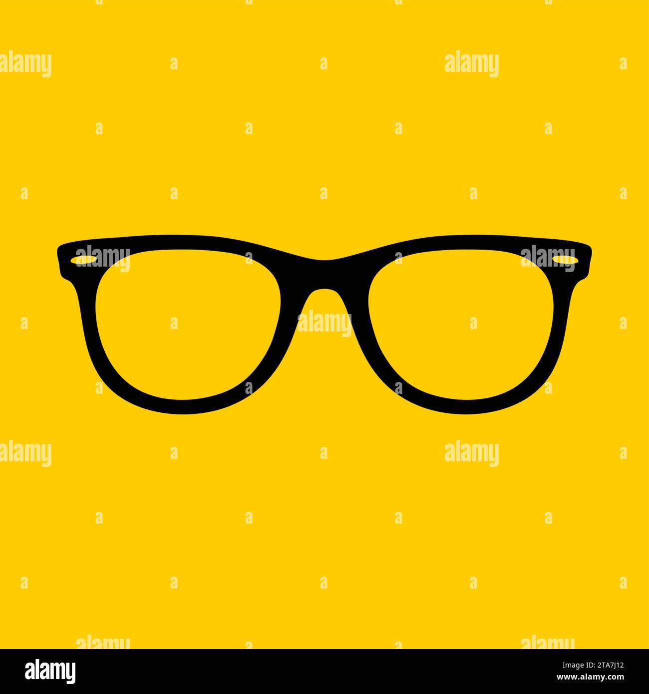 Icône de lunettes isolé sur fond blanc, lunettes de soleil Vector illustration Illustration de Vecteur