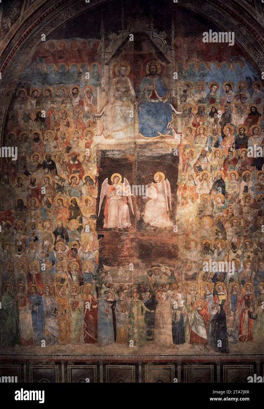 Paradise v. 1355 par Nardo Di Cione Banque D'Images