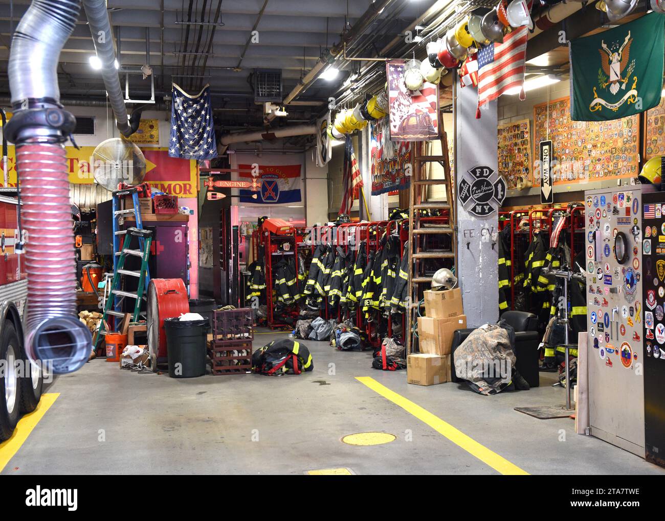 New York, USA - 10 juin 2018 : FDNY Ten House sur Liberty Steet dans le Lower Manhattan. Banque D'Images