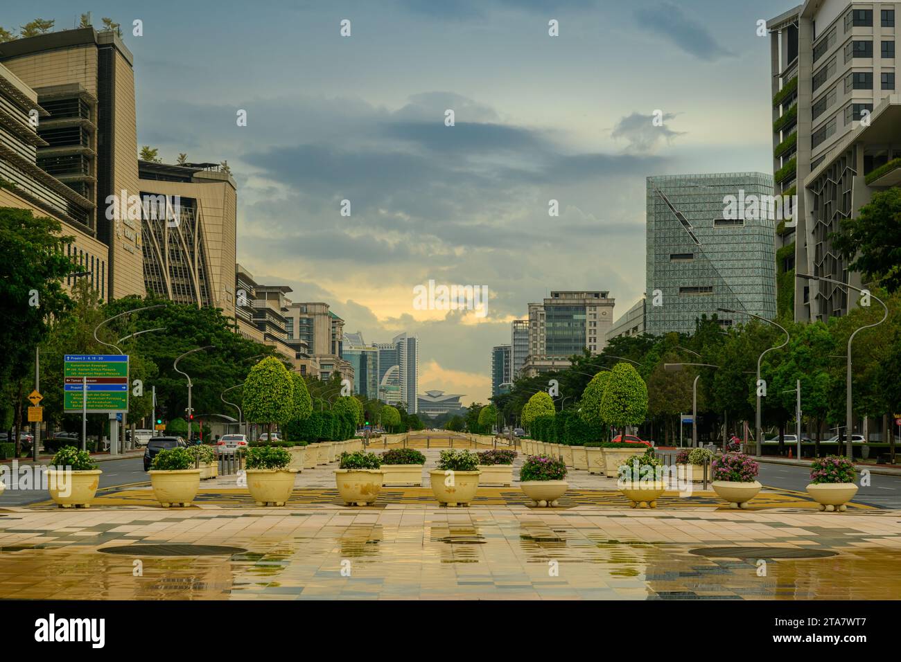 Persiaran Perdana, Putrajaya, Malaisie Banque D'Images