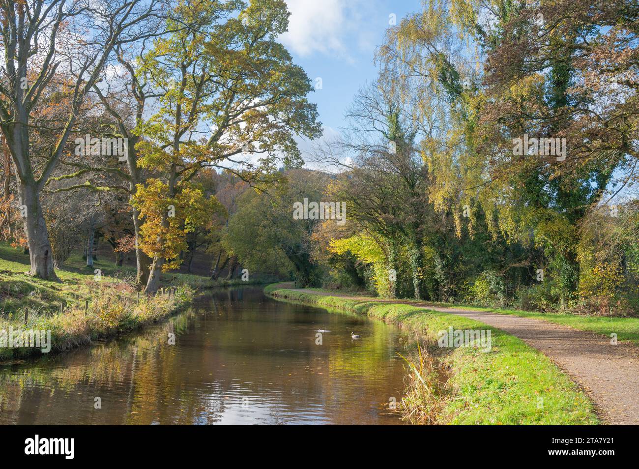 Monmouthshire et canal de Brecon à Llangynidr, Powys, pays de Galles, Royaume-Uni Banque D'Images