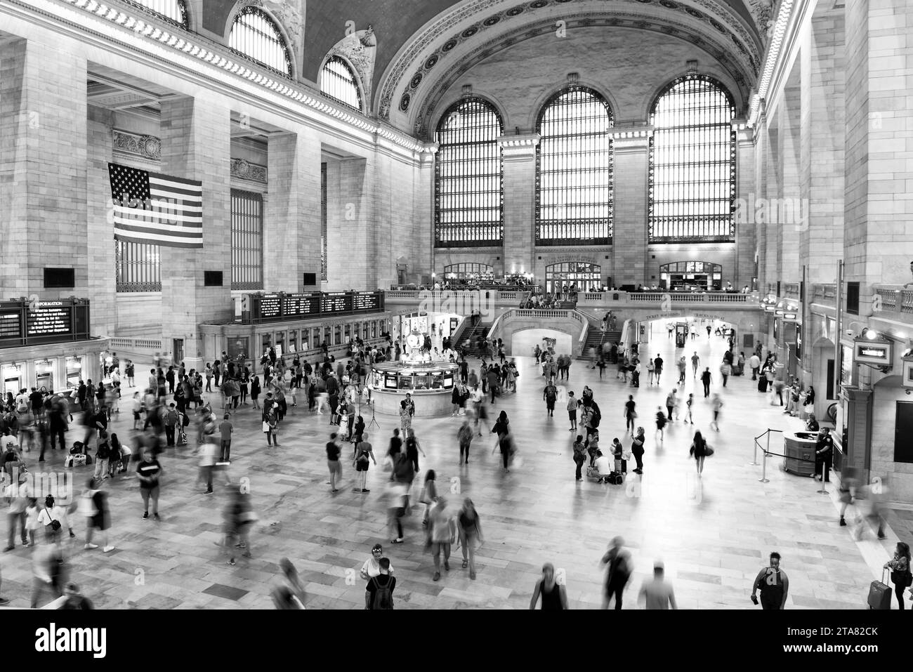 New York, États-Unis - 26 mai 2018 : personnes dans le hall principal Grand Central terminal, New York. Banque D'Images