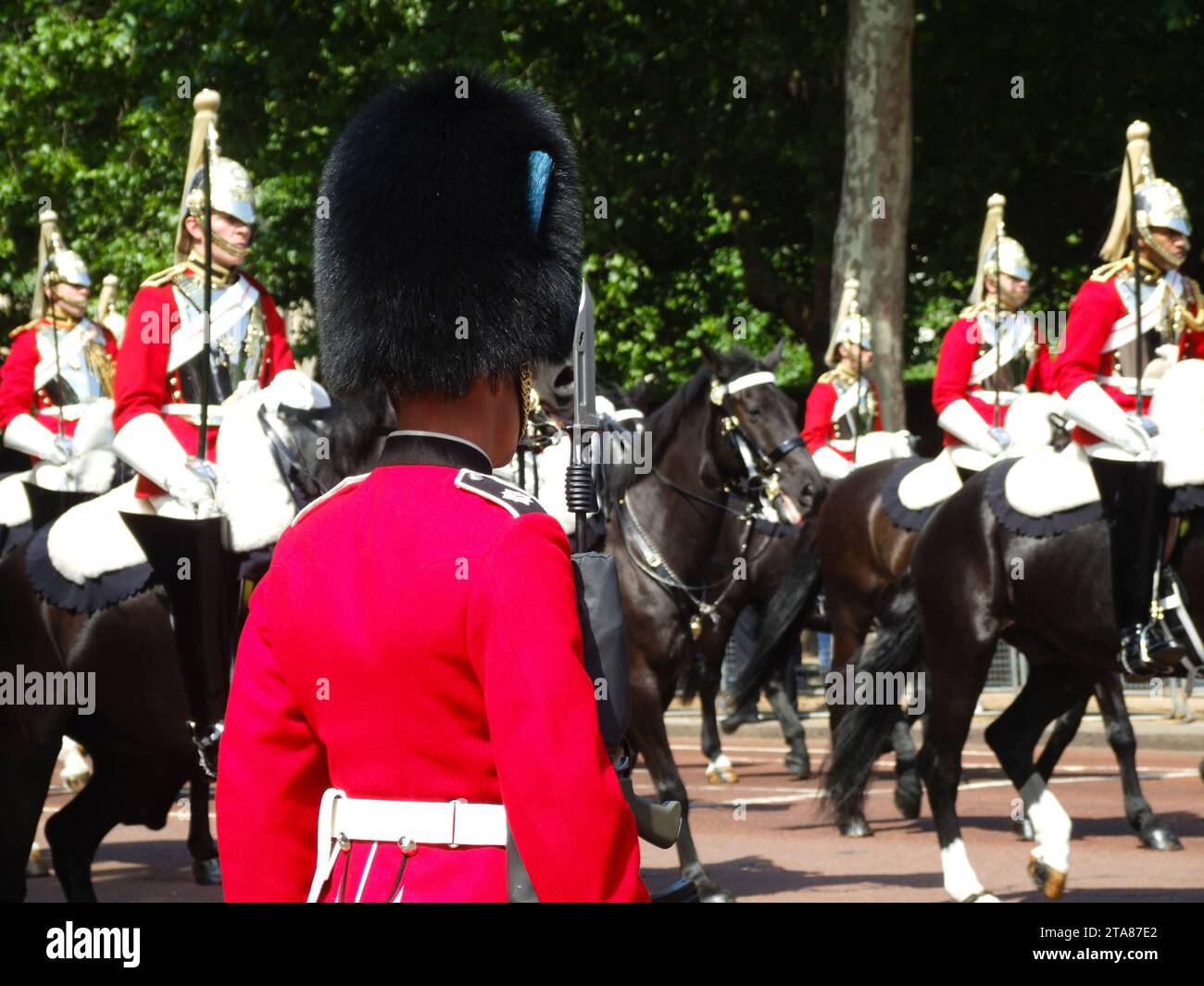 Parade de la couleur, Londres, Angleterre Banque D'Images