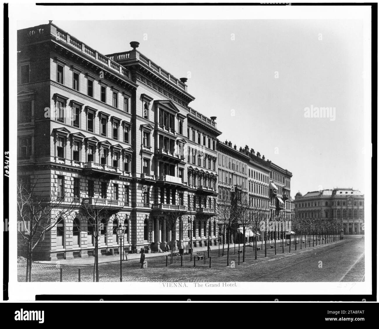 Vienne. Le Grand Hotel Banque D'Images