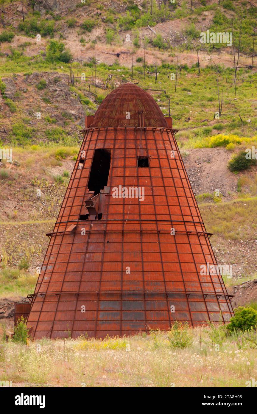 Brûleur de ruche, Barriere, British Columbia, Canada Banque D'Images