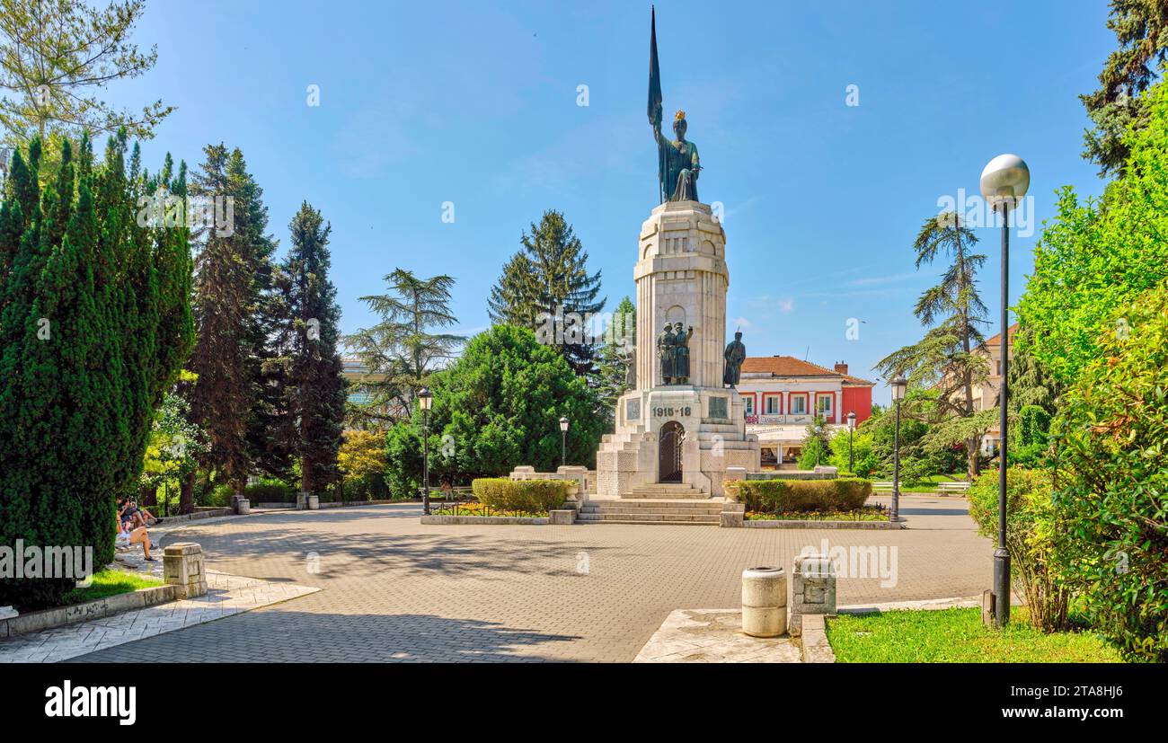 Monument de la mère Bulgarie, Veliko Tarnovo, Bulgarie Banque D'Images