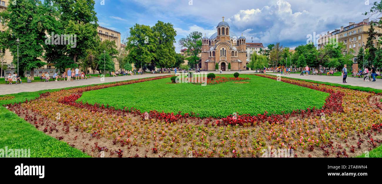 Église Sveti Sedmochislenitsi, Sofia, Bulgarie Banque D'Images