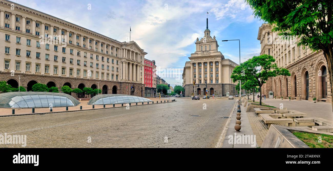 Largo, Sofia, Bulgarie Banque D'Images