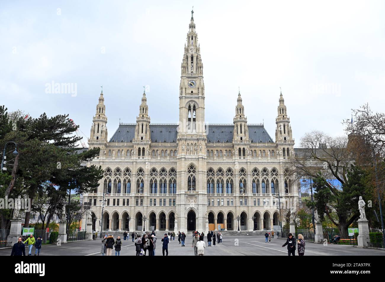 Hôtel de ville de la capitale autrichienne à Vienne Banque D'Images