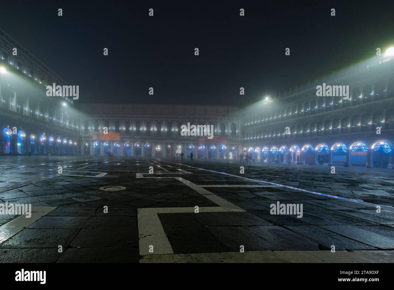 Dans le brouillard de Venise Banque D'Images