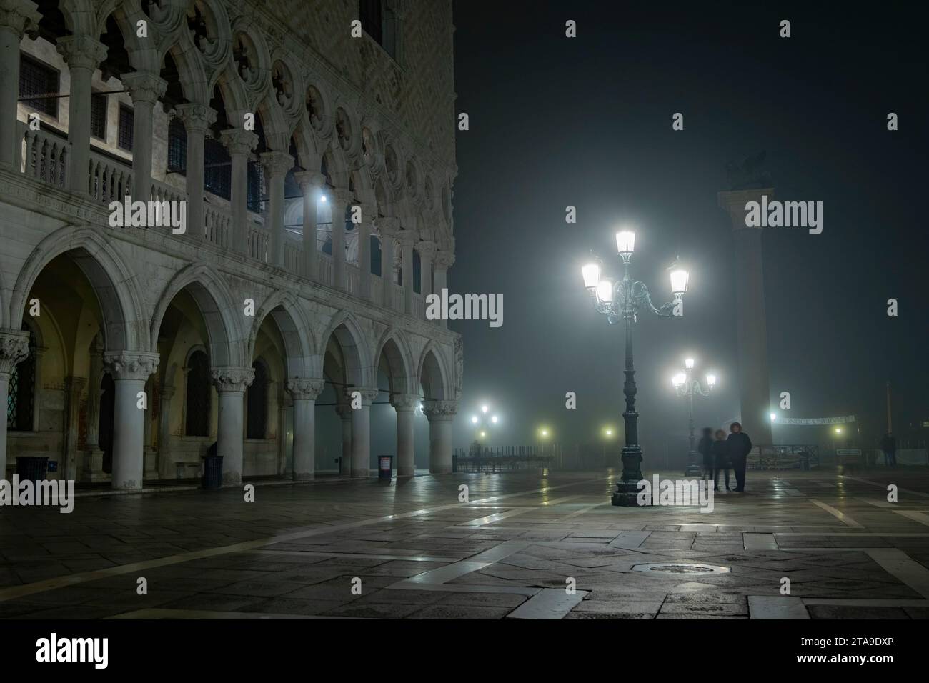 Dans le brouillard de Venise Banque D'Images
