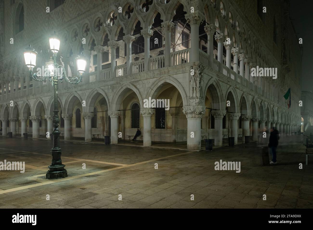 Dans le brouillard de Venise Banque D'Images