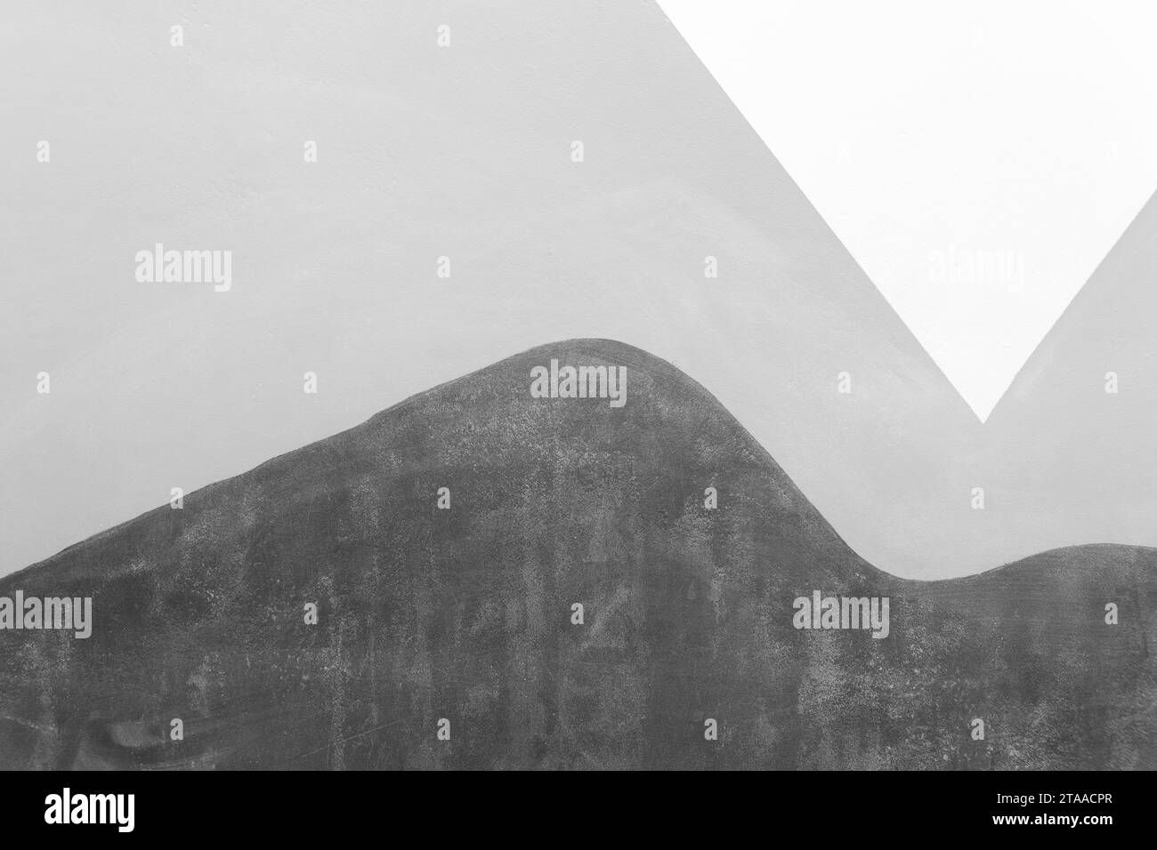 Gris blanc foncé gris abstrait couleurs Design mural Rock Mountain fond exemple. Banque D'Images