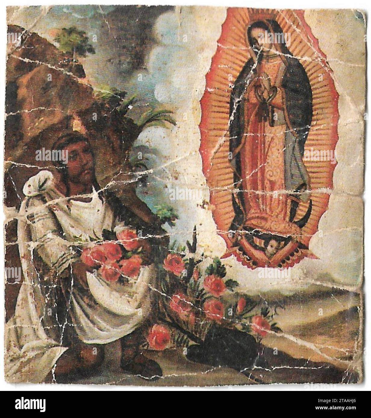 Virgen de Guadalupe, Segunda Aparición. Banque D'Images
