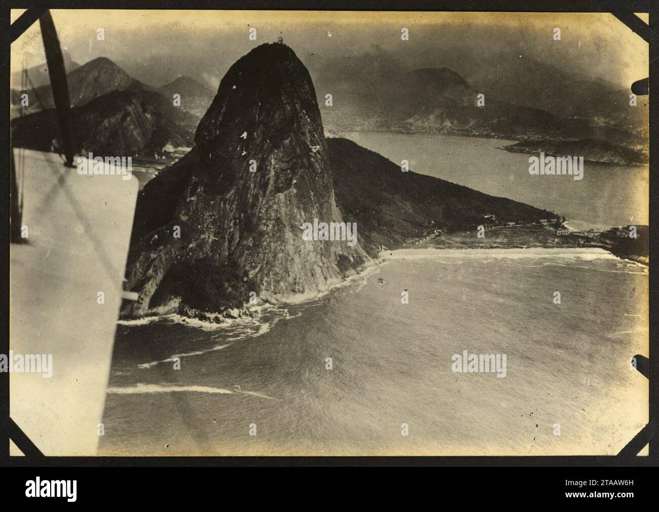 Vista aérea do Morro do Pão de Açúcar (007ALA089). Banque D'Images