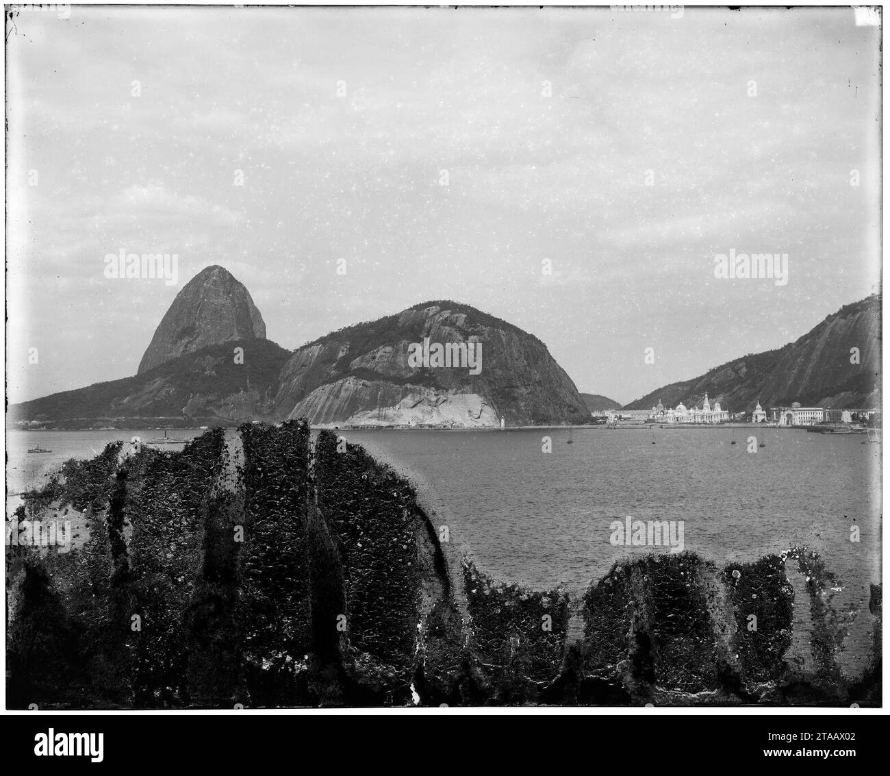 Vista de Botafogo e Pão de Açúcar. Banque D'Images