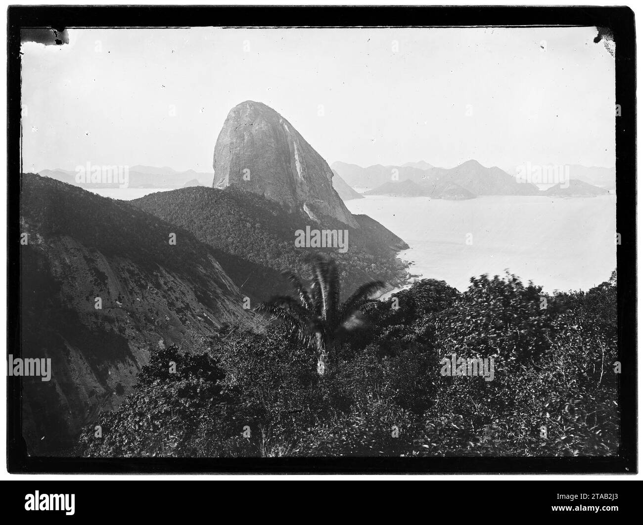 Vista do Pão de Açucar, Acervo do Instituto Moreira salles. Banque D'Images
