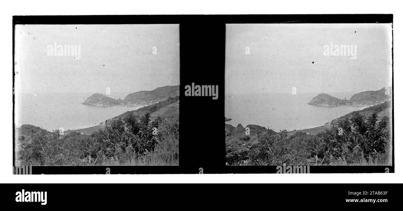 Vista panoràmica de la platja de Tossa de Mar (VDR-25 69). Banque D'Images