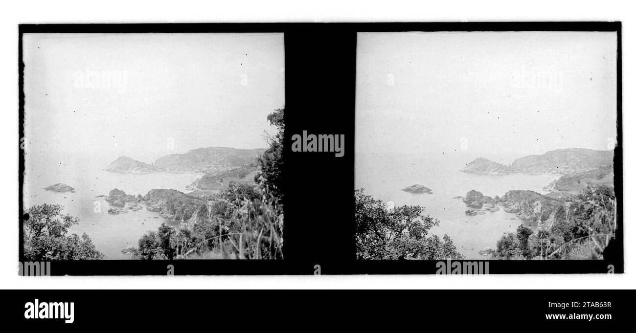 Vista panoràmica de la platja de Tossa de Mar. Banque D'Images