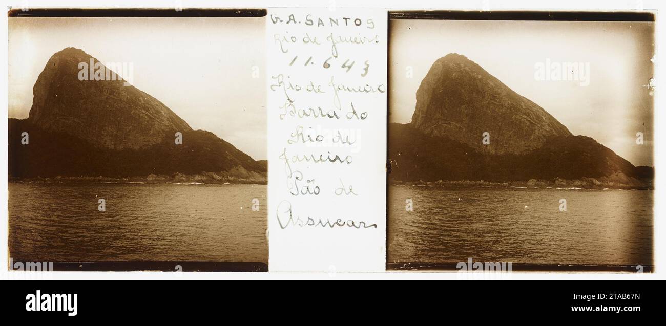 Vista para o Pão de Açúcar (002080RJ0104). Banque D'Images