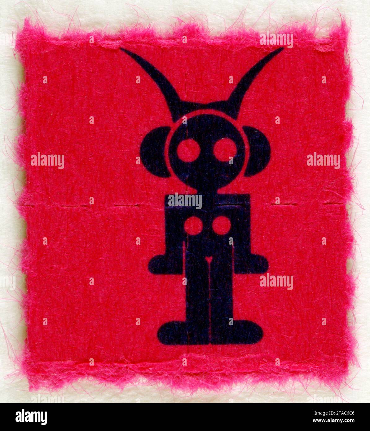 Alien Girl/Liquid Sky - acide de blotter - LSD [acide lysergique Diéthylamide] Banque D'Images