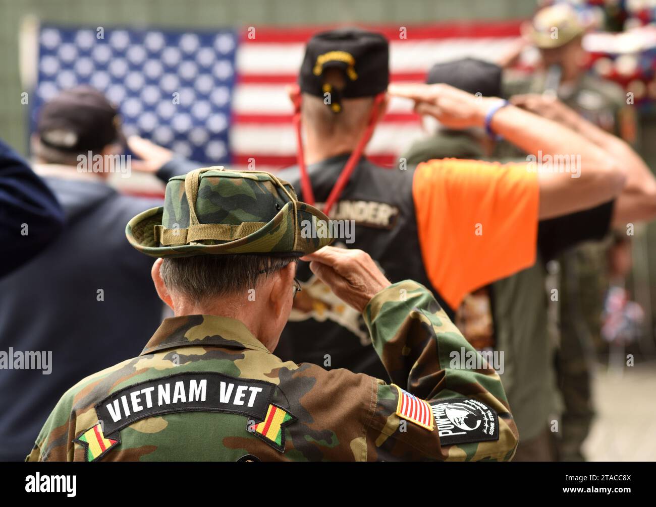 New York, États-Unis - 28 mai 2018 : Vietnam Veterans Plaza, également connu sous le nom de New York Vietnam Veterans Memorial à New York. Banque D'Images