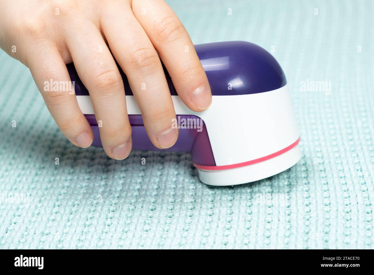 Electrique portable Clothes Pill Remover, appareils de soin des vêtements. Banque D'Images