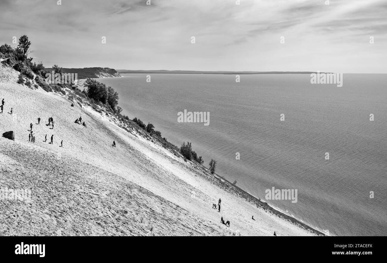 Sleeping Bear Dunes National Seashore, Empire, Michigan, États-Unis Banque D'Images