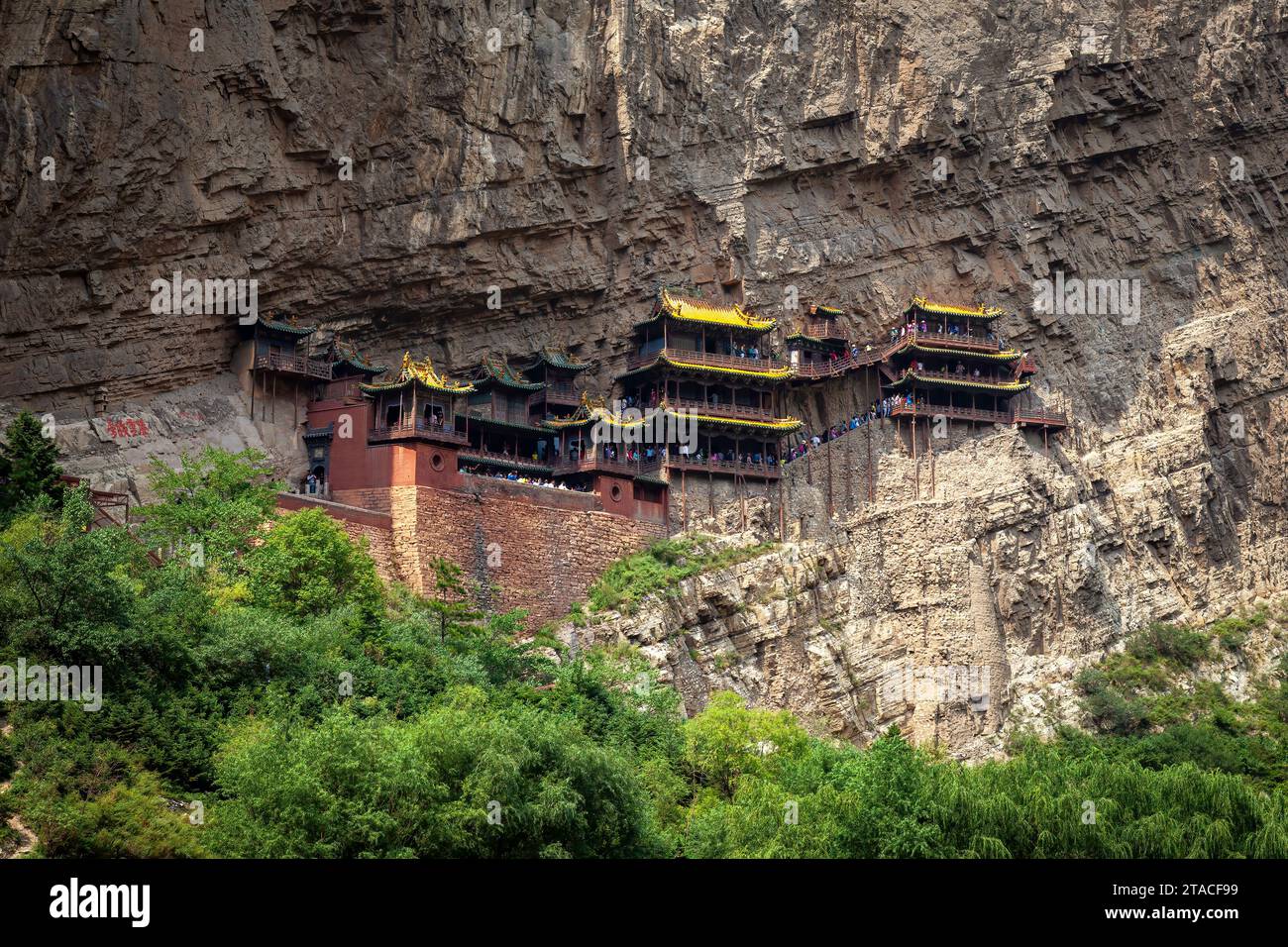 Le monastère de Xuankong si en Chine Banque D'Images