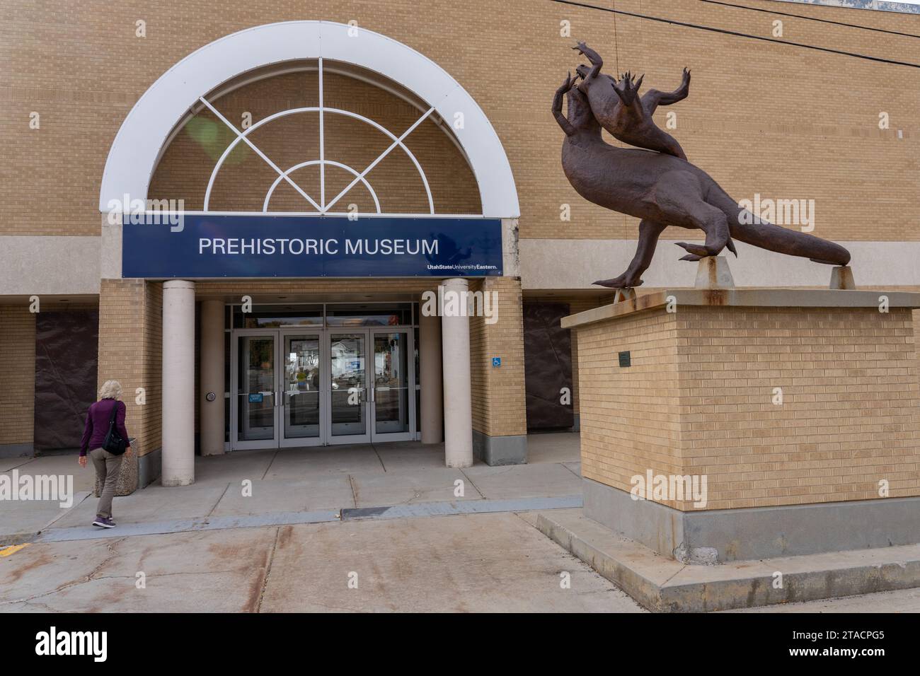 USU Eastern Prehistoric Museum à Price, Utah Banque D'Images