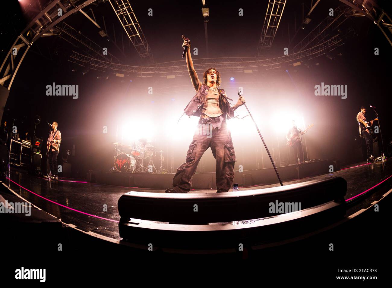 Milan, Italie. 29 novembre 2023. Chanteur italien, Naska se produit lors d’un concert au fabrique Club de Milan. (Photo de Mairo Cinquetti/SOPA Images/Sipa USA) crédit : SIPA USA/Alamy Live News Banque D'Images