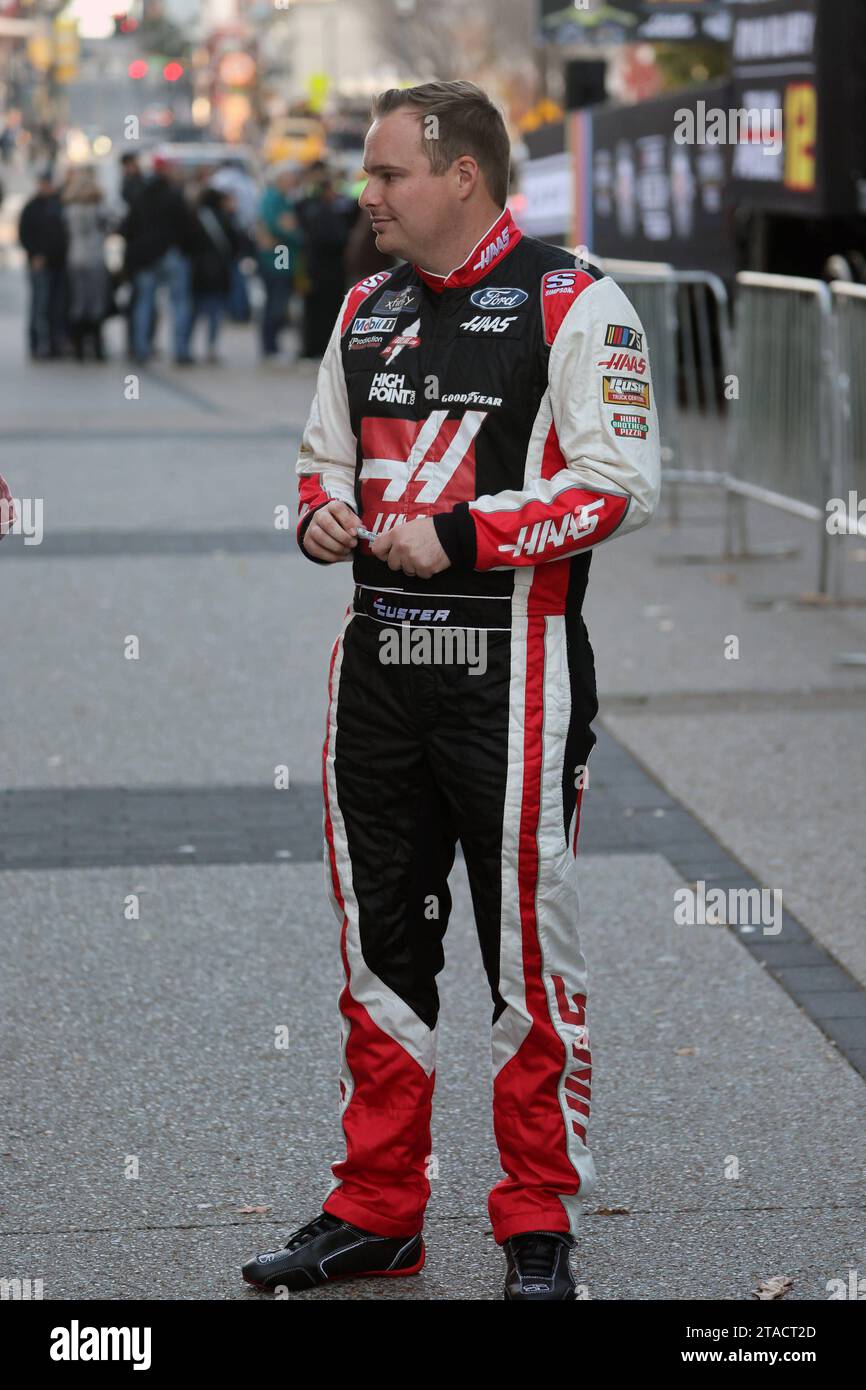 NASHVILLE, TN - 29 NOVEMBRE : Cole Custer à la NASCAR Champions week à Nashville, Tennessee, le 29 novembre 2023. Droit d'auteur : xmpi34x Banque D'Images