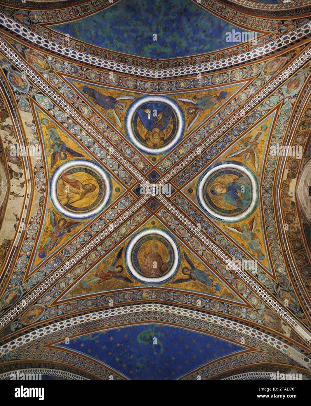 Deësis Vault 1290s de Jacopo Torriti Banque D'Images